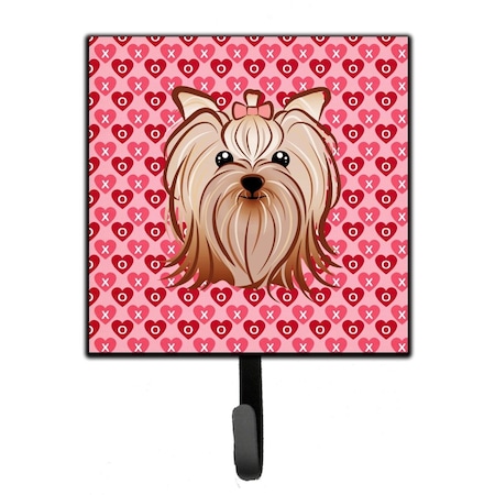 Jensendistributionservices Yorkie Yorkishire Terrier Hearts Leash or Key Holder MI1656716